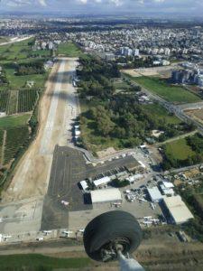 צילום אווירי של שדה התעופה הרצליה